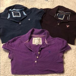 BUNDLE of AE polo shirts